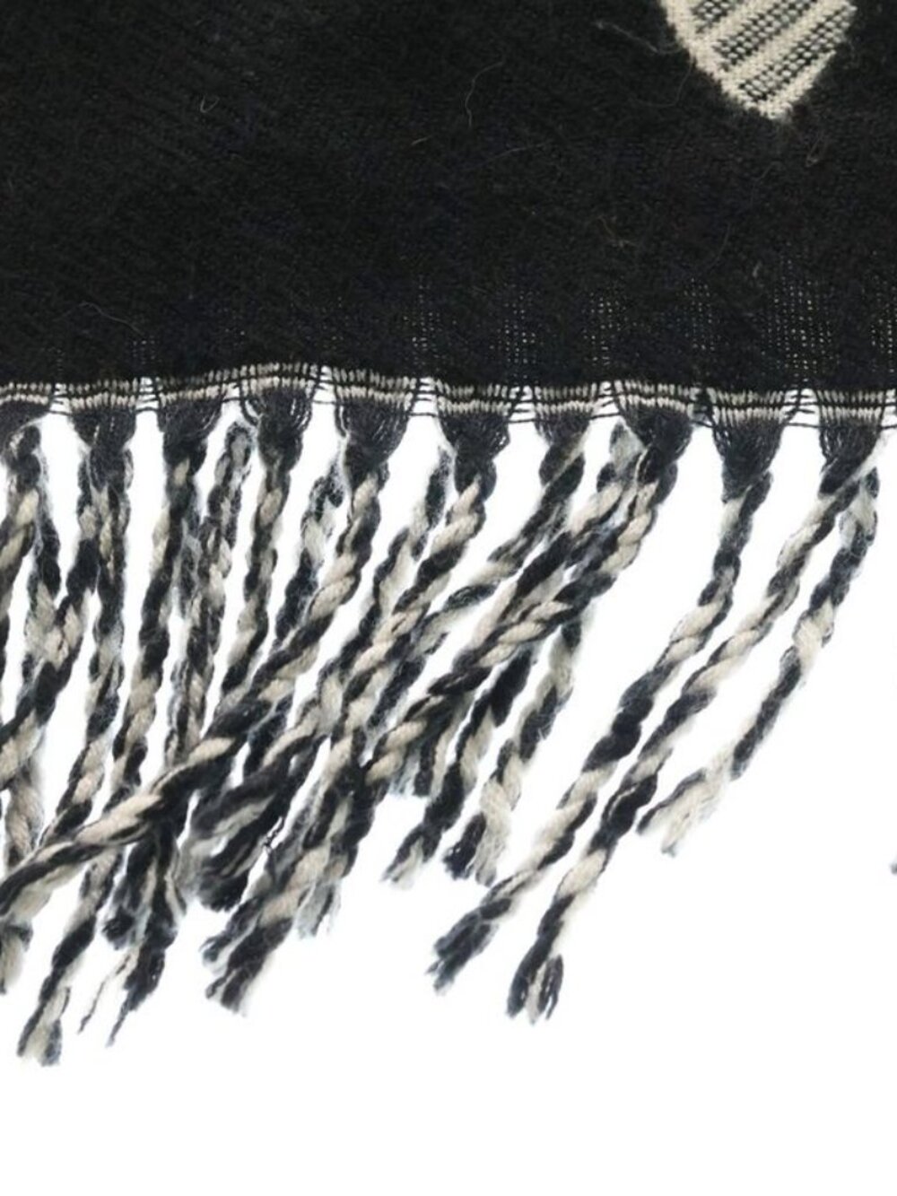 Louis Vuitton LV Essential Monogram All Over Logo Shawl Black - Picture 3 of 6